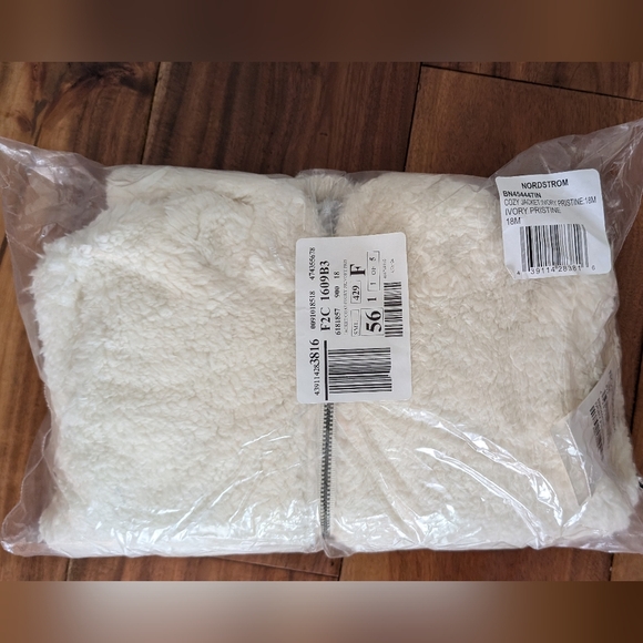 Tucker + Tate Teddy Bear Cozy Pile High  Hooded Compfy Fleece 12 months Nwt  ❤️ - Picture 6 of 10